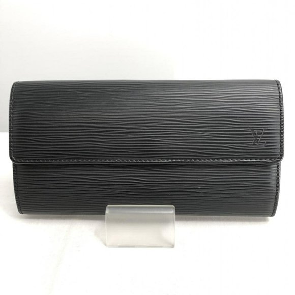 LOUIS VUITTON Accessories - LOUIS VUITTON Epi Portefeuille Sarah Noir M63742 Louis Vuitton Black